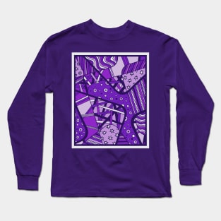 Miniature Aussie Tangle 12  in Purple Long Sleeve T-Shirt